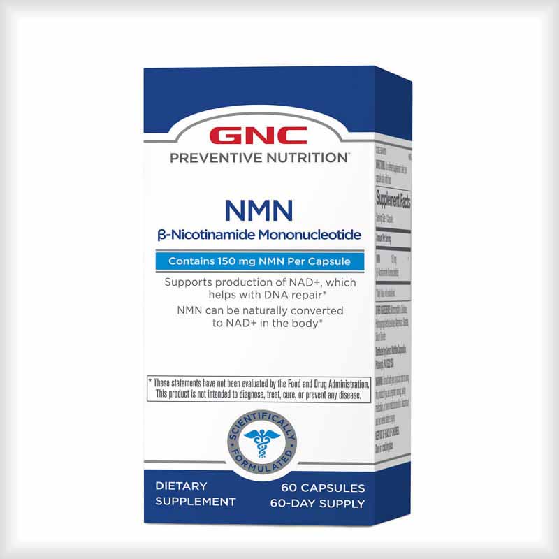 美國GNC NMN 逆齡高純 150mg 60粒  (每瓶總計 9000mg NMN)（EXP：2025)