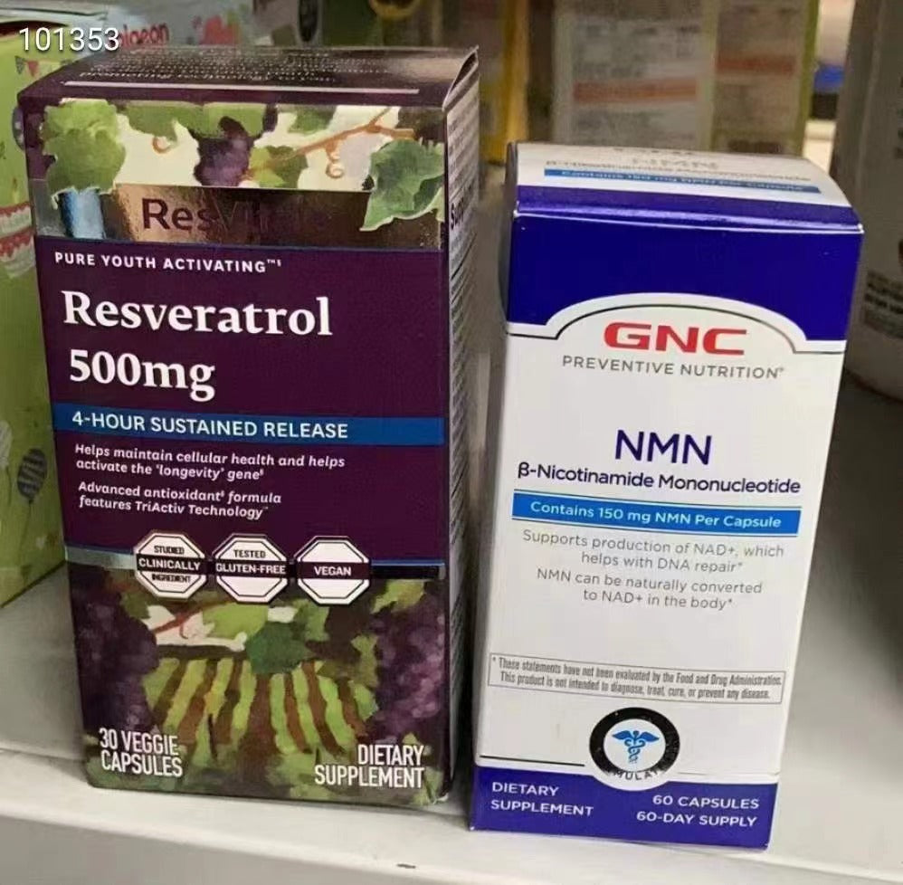 美國GNC NMN 逆齡高純 150mg 60粒  (每瓶總計 9000mg NMN)（EXP：2025)