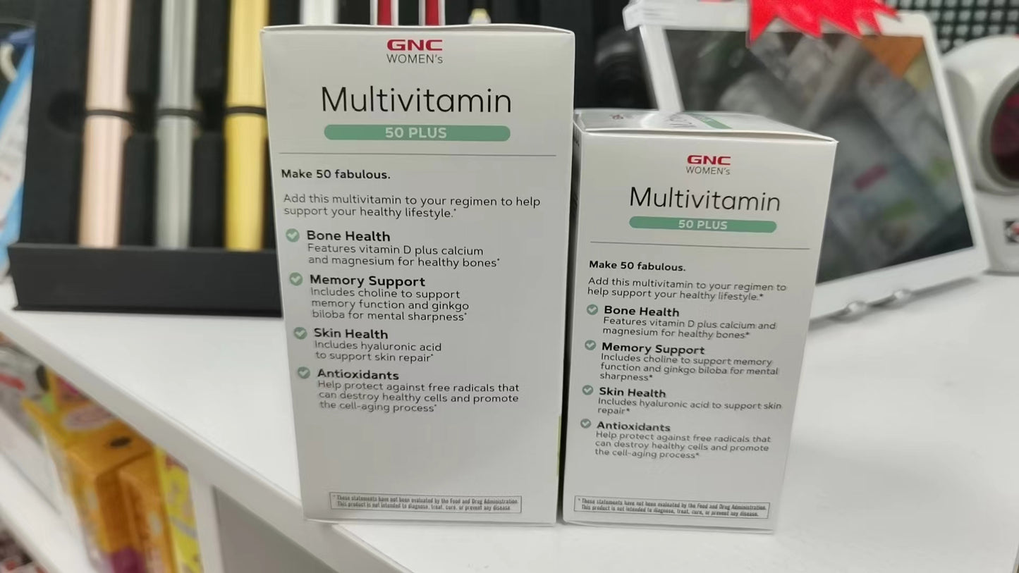 GNC Women's Multivitamin 50+ Women's Multivitamin 60 capsules [2-day delivery]