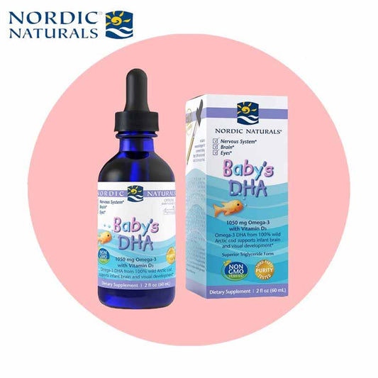 Nordic Naturals 娜威小魚嬰幼兒鱈魚肝油DHA+維生素D3 (2oz/60ml)