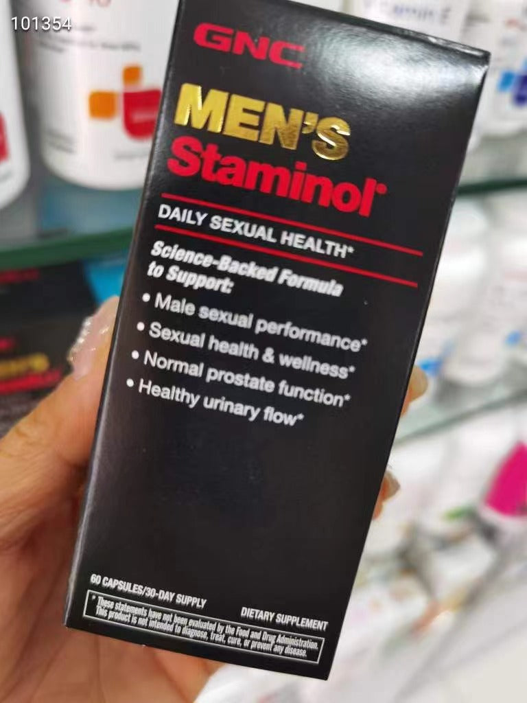 GNC MEN'S Staminol men's endurance formula [60 capsules] [2-day delivery]