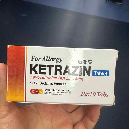 Ketrazin 100's Levocetirizine for all allergy