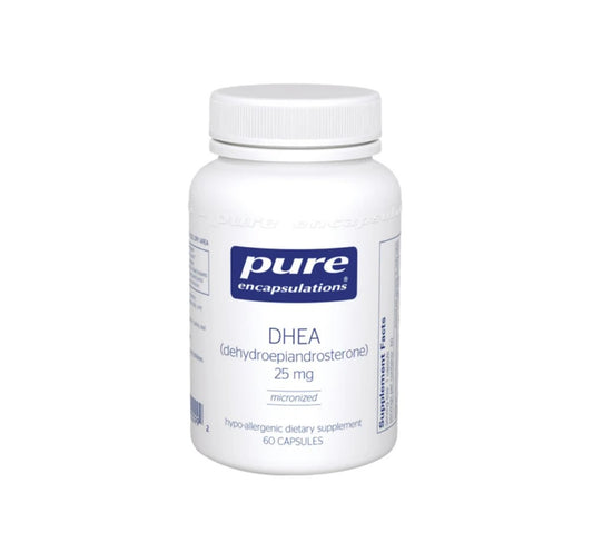 美国pure encapsulutions dhea青春素卵巢功能早衰保养备孕女提高卵子质量调理孕前吃