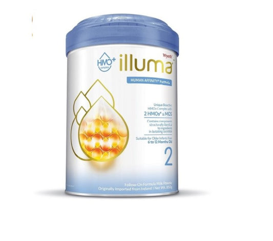 Illuma Affinity Human Formula 2 Stages 850g Developed for your baby ILLUMA? 1 newborn formula containing active HMO+ Complex, used when breastfeeding is not available