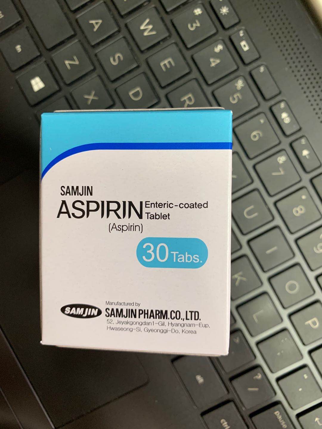 Aspirin Aspirin 30 Capsules Pain Relief and Fever Relief Arthritis Pain Help Blood Flow Prevent Stroke and Heart Attack