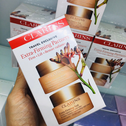 French Clarins Clarins spring day and night cream set anti-aging to keep skin fresh day cream night cream texture moisturizing