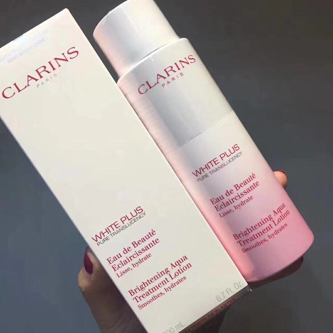 法国  娇韵诗美白水  CLARINS透白化妆水 200ml   具有洁净软化肌肤、细致毛孔的作用 孕妇可用