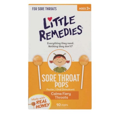 American Little Remedies natural honey lollipop 10 packs cough anti-inflammatory relieve throat discomfort