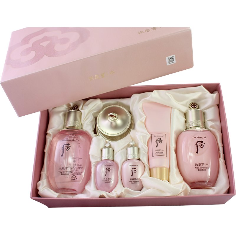 Korean whoo Houshuiyan series box moisturizing moisturizing brighten complexion and firm skin