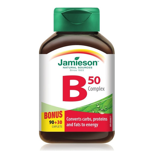 Jamieson Vitamin B Complex (50 mg) 120 Capsules