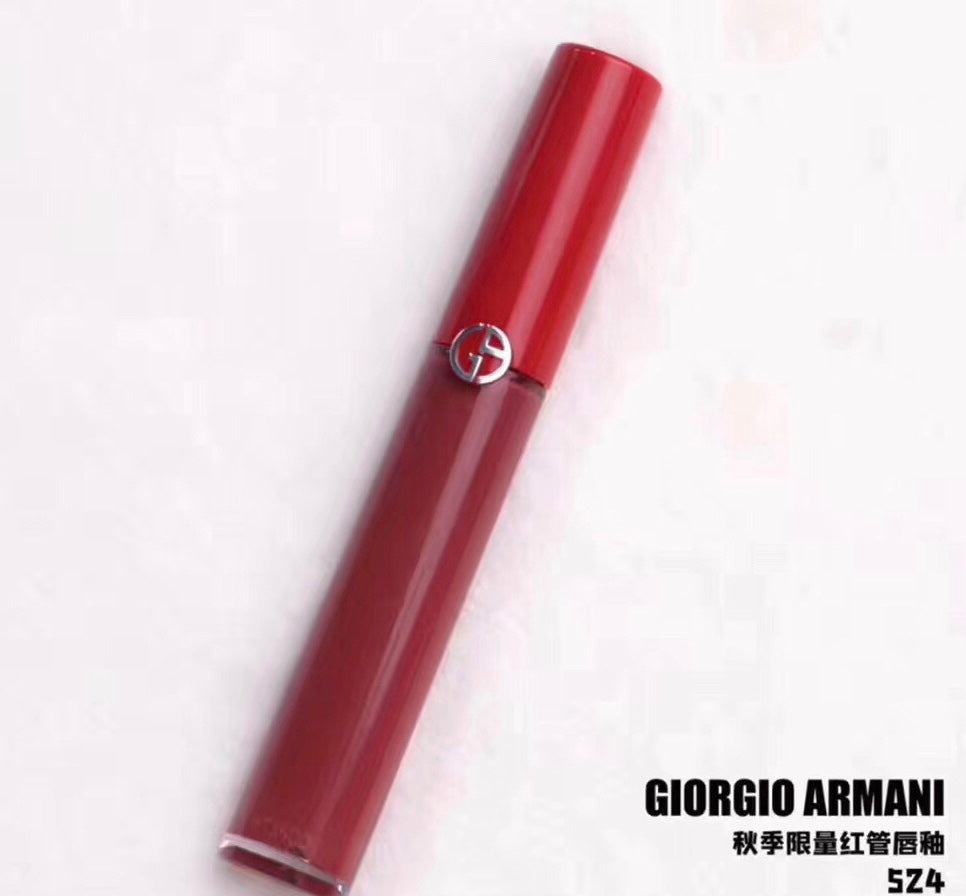 Italian Armani Armani red tube 524# Low-key and exquisite beauty