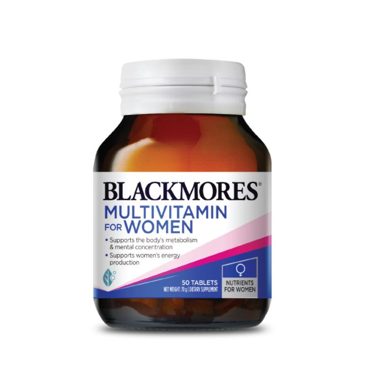 Blackmores Women's Multivitamin Formula Increases Energy, Reduces Fatigue, and Maintains Health