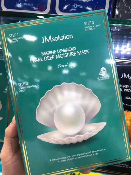 Korea JM Musiyan White Pearl Mask 10pcs