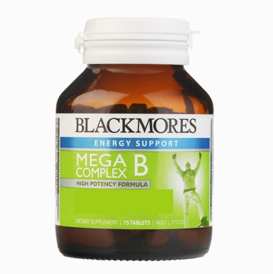 BLACKMORES 复合多种维生素B族75粒 舒缓压力 补充能量  有效舒缓因工作压力引致的情绪问题