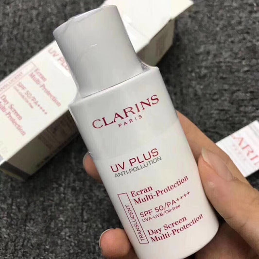 法国 Clarins 娇韵诗 清透防晒隔离乳（透明） SPF50/PA 30ml  非常温和的一款隔离防晒，孕妇、敏感肌都可以放心用