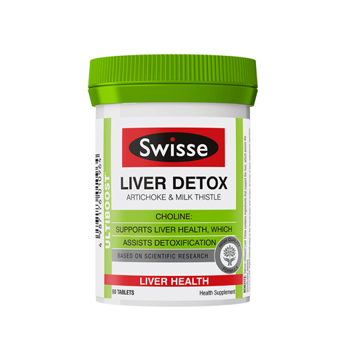 Australian Swisse Detox Liver Tablets 120 Capsules