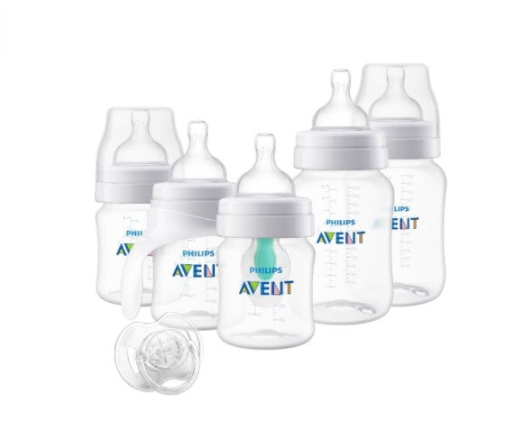 The local version of Avent feeding bottle set 6-piece newborn baby set gift box is the best choice for gift giving!