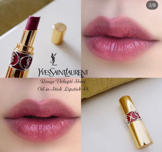 YSL round tube 48# is partial to berry purple, but it is not pure purple, very temperamental and very autumn and winter