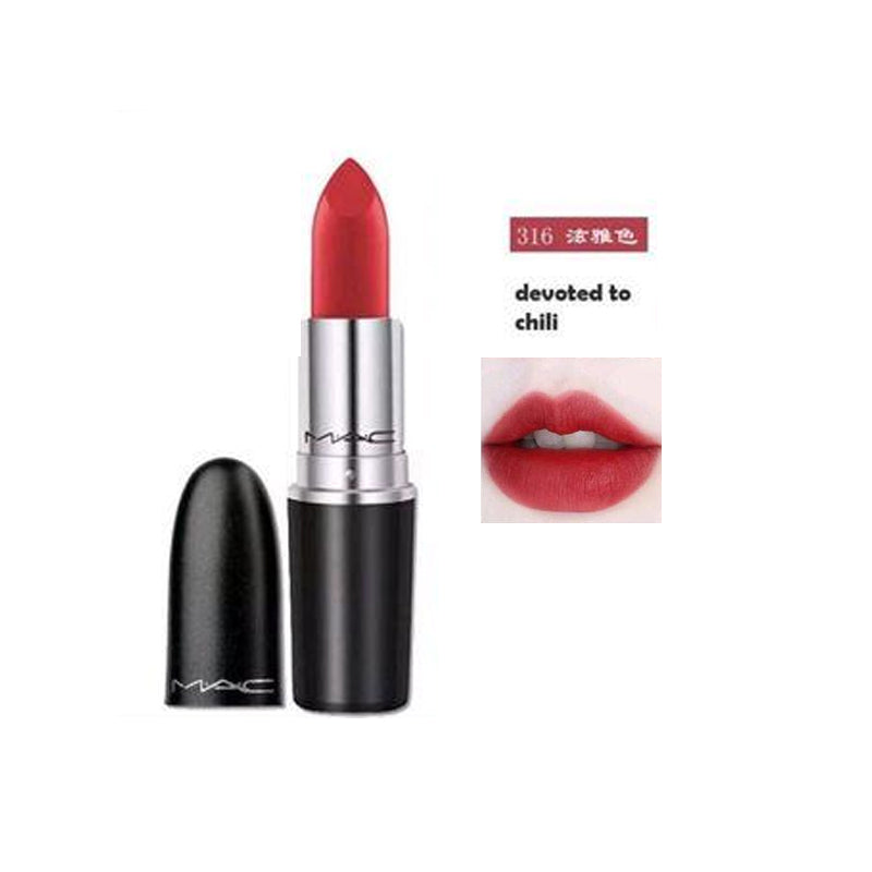 US MAC Bullet Lipstick #316 DEVOTED TO CHILI 3g (new version 916)